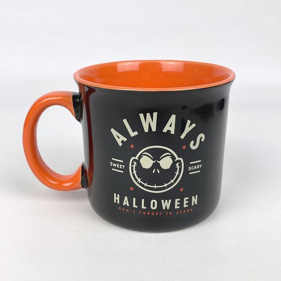 Disney Nightmare Before Christmas Jack Skellington Always Halloween 16 fl oz Mug - Picture 3 of 6
